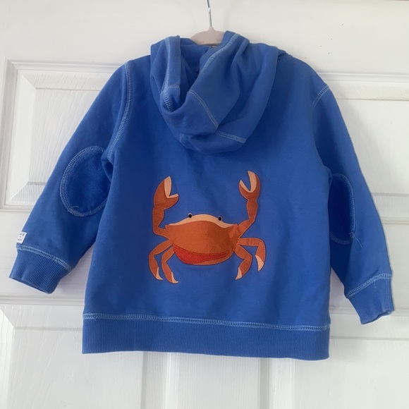 Janie and Jack Crab Hoodie - Picture 2 of 4